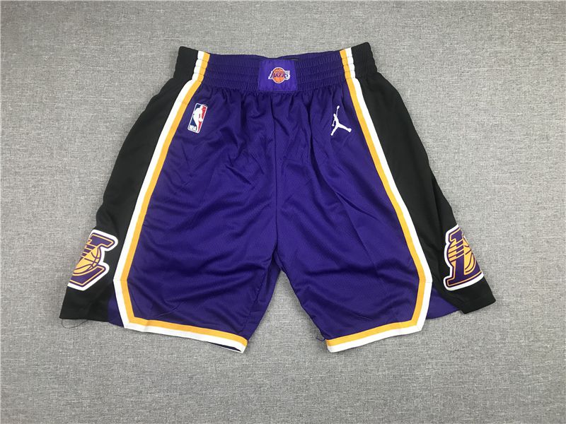 Men NBA Los Angeles Lakers Shorts 20216182